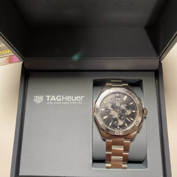 TAG Heuer Aquaracer Men's Black Watch - New in Box - Picture 9 of 10